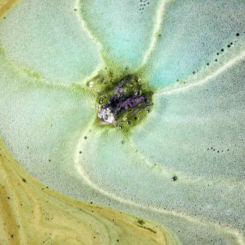 Blueberry matcha Oat Latte