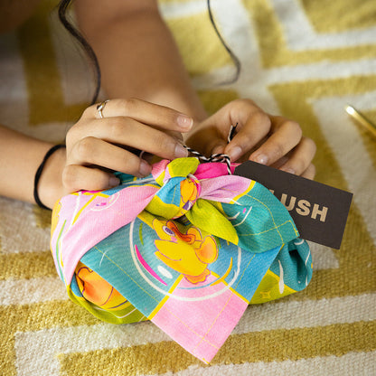 Nice Bath Time for Ducks Knot Wrap