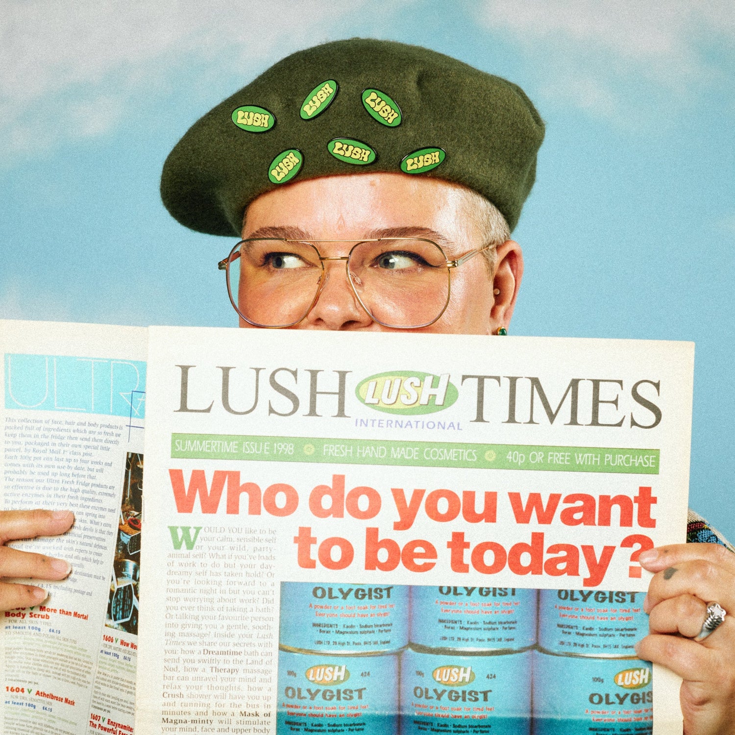 Retro Bubble Lush - Green/Yellow